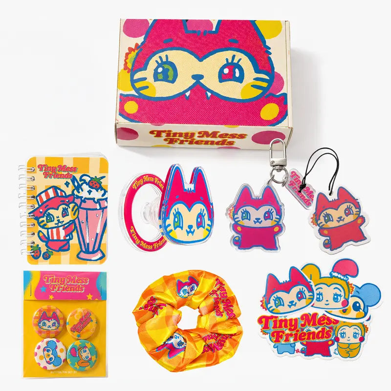 Tiny Mess Friends character gift box