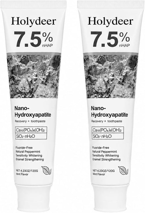 Holydeer Mint Gray White 7.5% nHAP toothpaste - 2 pack