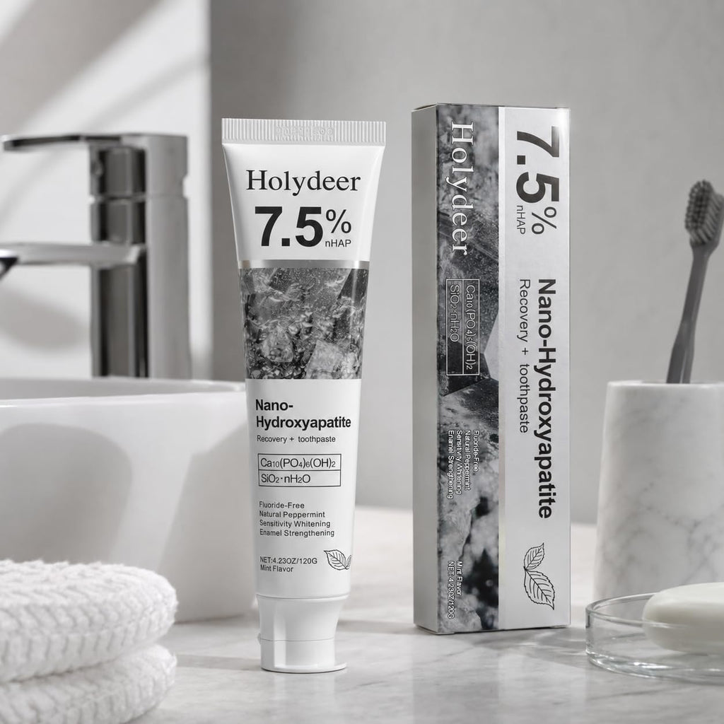 Holydeer Mint Gray White toothpaste package detail