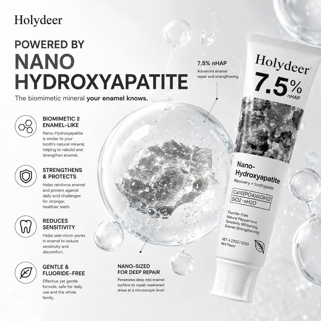 Holydeer Mint Gray White toothpaste ingredient detail